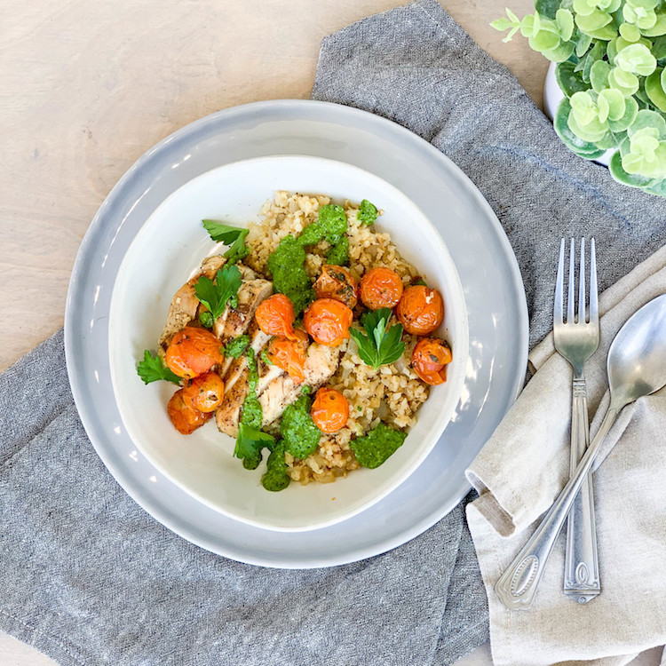 Picture of Spinach-PecanPesto Chicken 